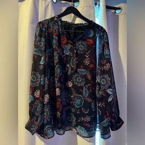 Women’s floral dress shirt. Size 16